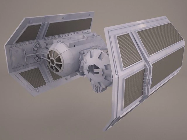 tie bomber star wars 3D Model .c4d .max .obj .3ds .fbx .stl .blend