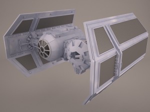 tie bomber star wars Model 3D