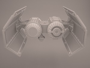 tie bomber star wars Modello 3D