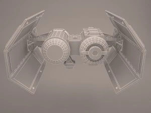tie bomber star wars 3D Model