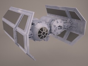 tie bomber star wars Modello 3D