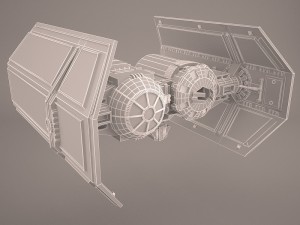 tie bomber star wars Modello 3D