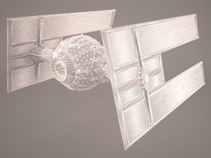 Tie droid star wars 3Dモデル