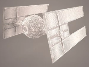 Krawatte Droide Star Wars 3D Modell