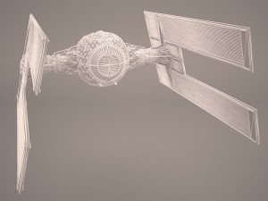 Tie droid star wars 3Dモデル