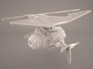 tie droid star wars 3D Model