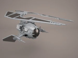 tie droid star wars 3D Model