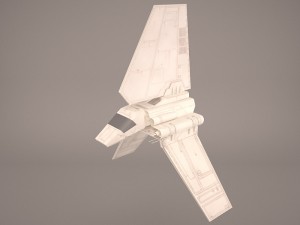 sent shuttle star wars Model 3D