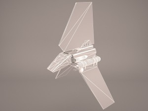 sent shuttle star wars 3D Model