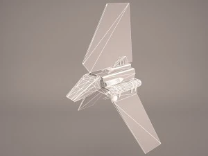 sent shuttle star wars 3D Model