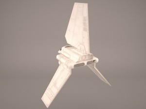 sent shuttle star wars 3D Model