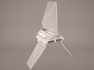 sent shuttle star wars 3D Model