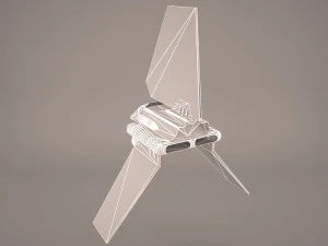 sent shuttle star wars 3D Model