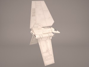 sent shuttle star wars 3D Model