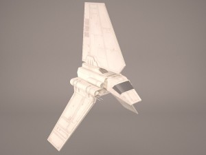 sent shuttle star wars 3D Model