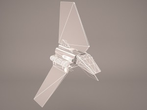 sent shuttle star wars 3D Model