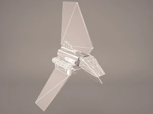 sent shuttle star wars 3D Model