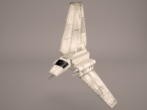 sent shuttle star wars Model 3D