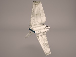 sent shuttle star wars Modelo 3D