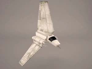 navette envoy&eacute;e Star Wars Modèle 3D