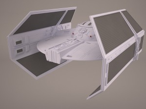 vader tie droid star wars 3D Model