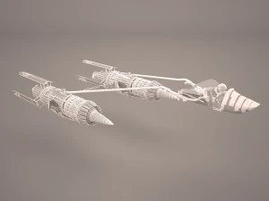 pod racer 3D Model