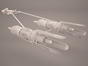 pod racer 3Dモデル