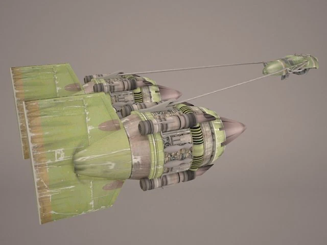 Pod racer star wars 3D Model .c4d .max .obj .3ds .fbx .stl .blend 