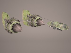 Pod racer star wars 3D Model