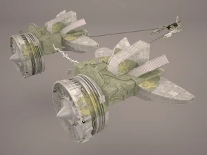 Guerre stellari di Pod Racer Modello 3D