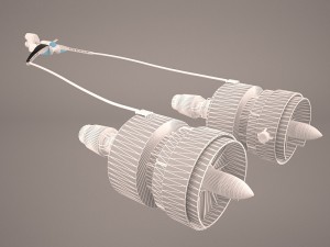 Pod racer star wars 3D Model