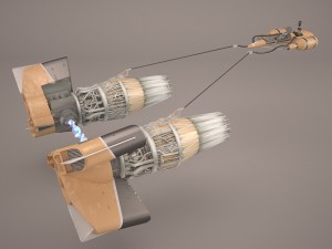 pod racer star wars 3D Model