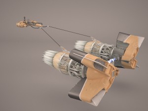 pod racer star wars 3D Model