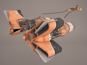 pod racer star wars 3D Model