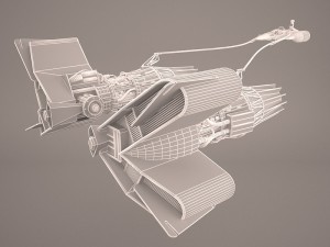pod racer star wars 3Dモデル