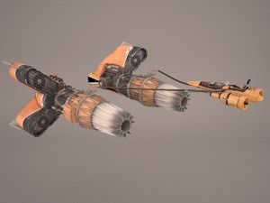 pod racer star wars 3Dモデル