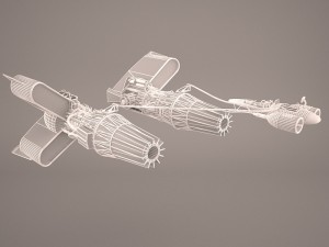 pod racer star wars 3Dモデル