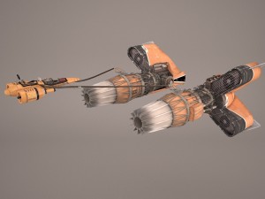 pod racer star wars 3Dモデル