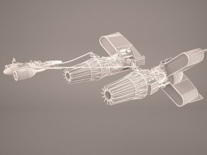pod racer star wars 3Dモデル