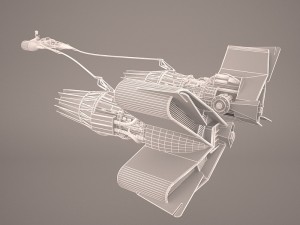 pod racer star wars 3Dモデル