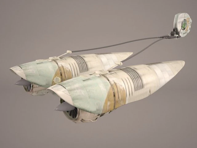 Pod racer star wars 3D Model .c4d .max .obj .3ds .fbx .stl .blend 