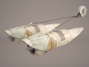 Pod racer star wars 3Dモデル