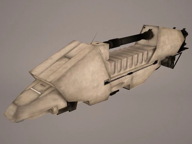 action vi transport star wars 3D Model .c4d .max .obj .3ds .fbx .stl .blend 