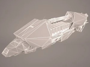 action vi transport star wars 3D Model
