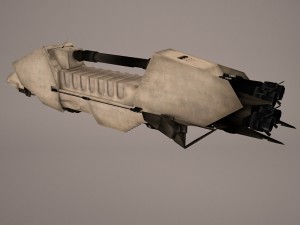 action vi transport star wars 3D Model