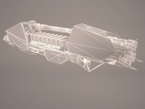action vi transport star wars 3D Model