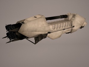 action vi transport star wars 3D Model