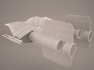 game ready rz-1 a-wing interceptor starfighter star wars 3D 모델