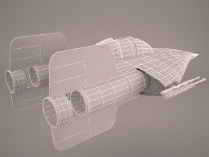 game ready rz-1 a-wing interceptor starfighter star wars 3D 모델