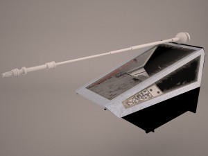 ewing cockpit star wars 3D Model